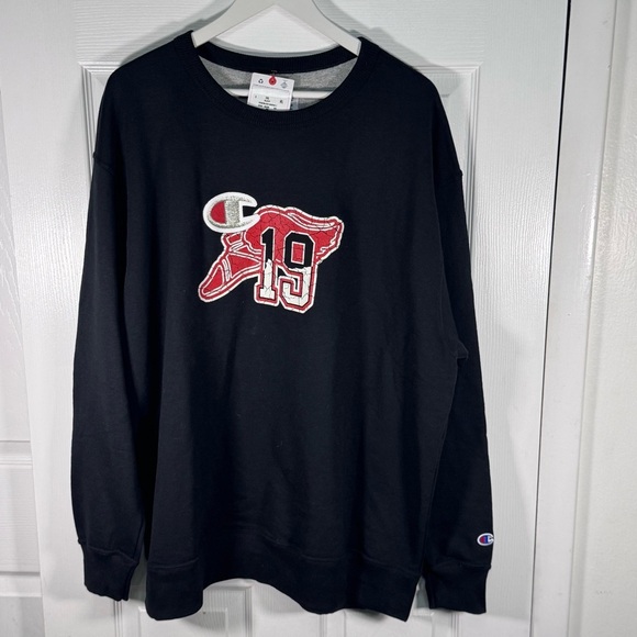 Champion Other - Champion Black Sweater with Red Accents